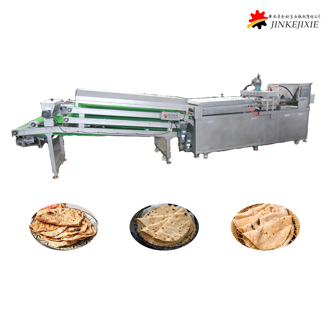Gravity Feed Professional Chapati Production Line for Commercial