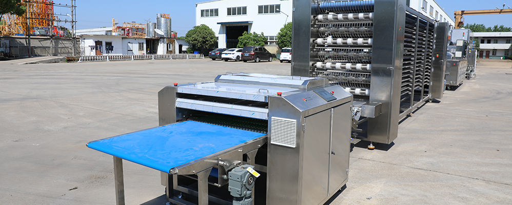 Quick Fully Automated Multi Function Flatbread Counter Stacker