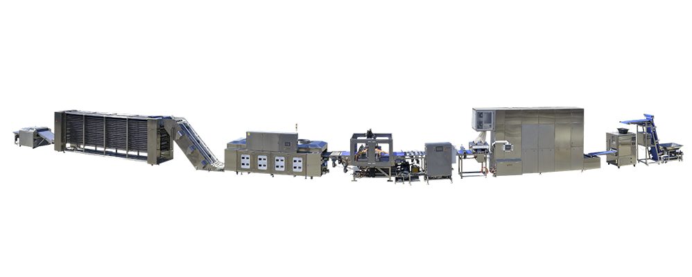 Gravity Feed Professional Chapati Production Line for Commercial